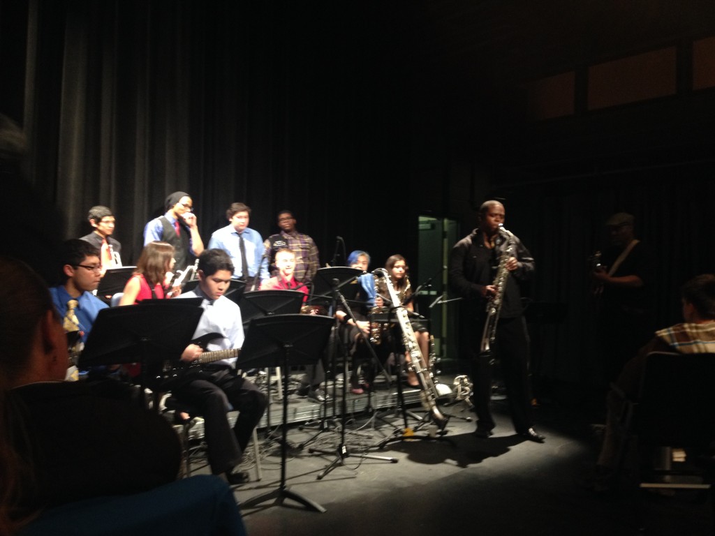 Jazz Band performing with Brian Lenair at the Jazz Cafe